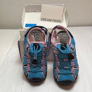 Dream Pairs Kids Aqua and Pink Water Shoes